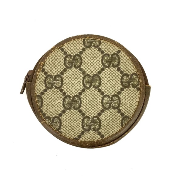 Gucci Handbags - OLD GUCCI GG Logo PVC Coin Purse Wallet authentic